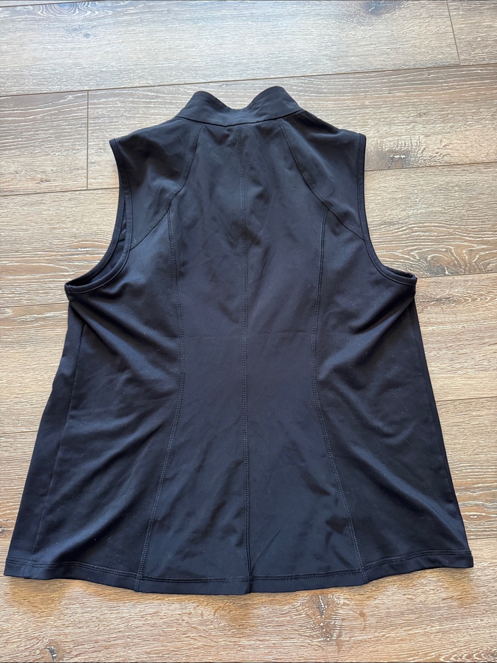 Chico's Zenergy Black Sleeveless Zip Vest Size: 1 - Picture 7 of 10
